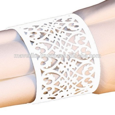 Decorative metal Napkin rings, wedding napkin ring, handmade napkin rings