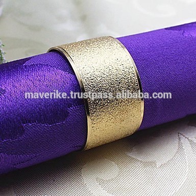 Decorative metal Napkin rings, wedding napkin ring, handmade napkin rings