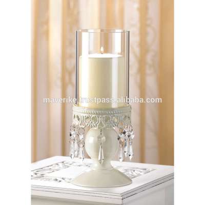 white candle holder mini wedding table centerpiece