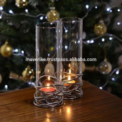 glass tea light mini candle holder wedding centerpiece