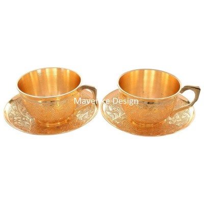 Tea & coffee Cup and saucer set gold