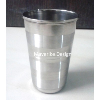 silver water glass